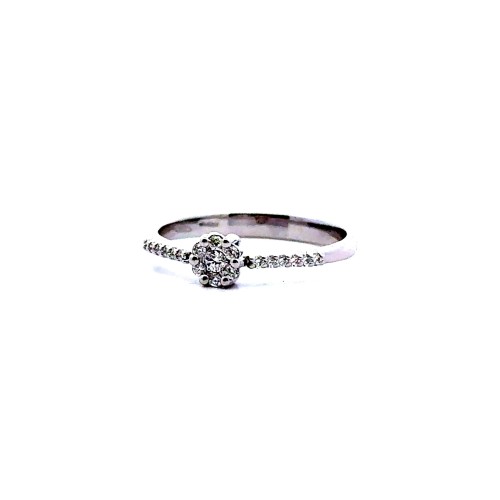 Anello Magic Solitario con Diamanti Naturali 0,17 ct