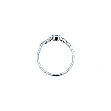 Anello Magic Solitario con Diamante Naturale 0,17 ct F, VS