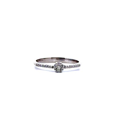 Anello Magic Solitario con Diamanti Naturali 0,15 ct