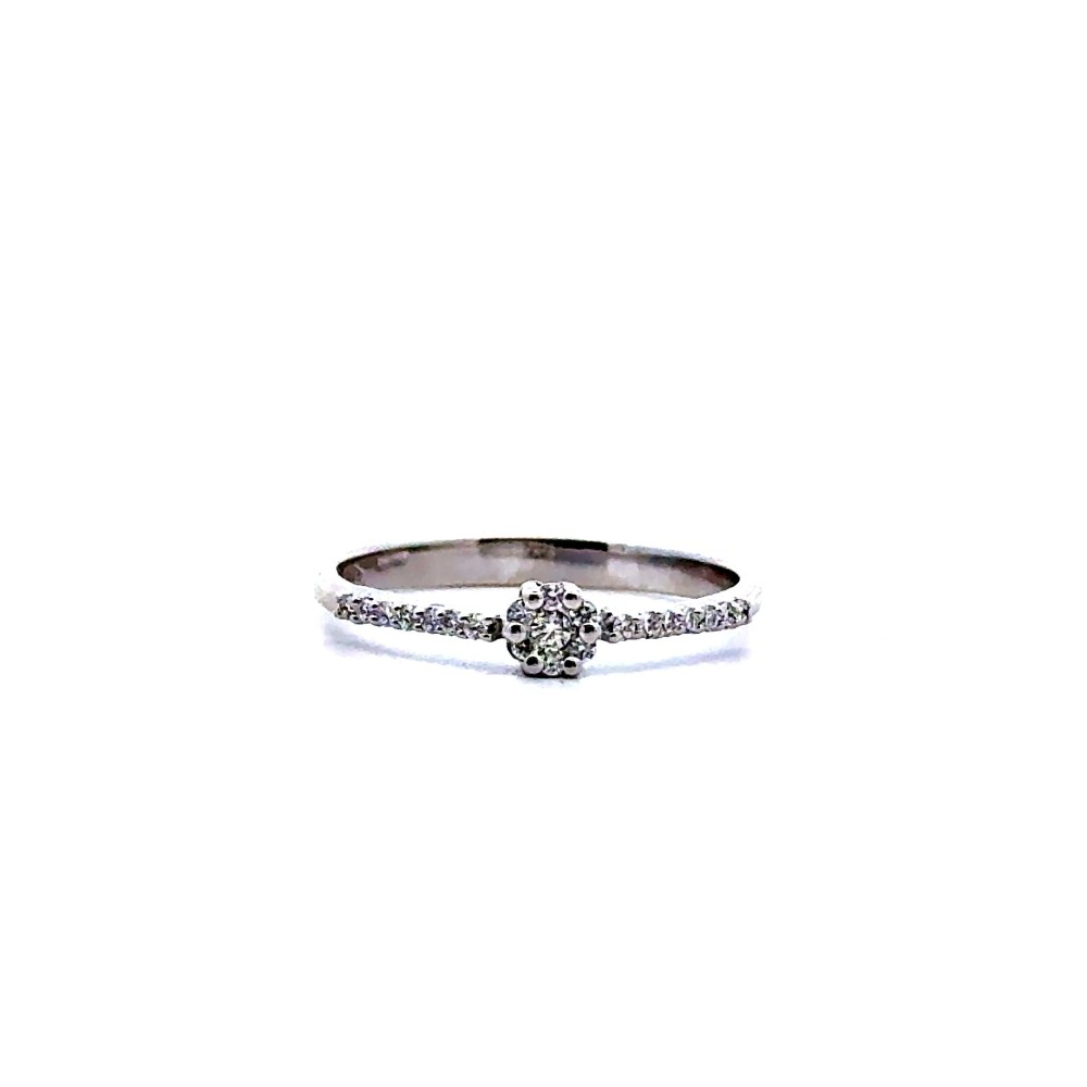 Anello Magic Solitario con Diamanti Naturali 0,15 ct