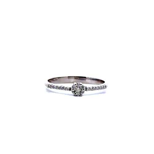 Anello Magic Solitario con Diamanti Naturali 0,15 ct