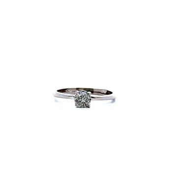 Anello Magic Solitario con Diamanti Naturali 0,08 ct