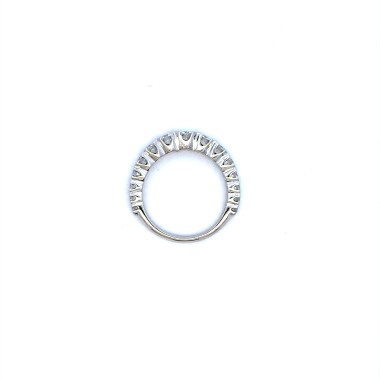 Anello Veretta a Scalare con Diamanti Naturali 1,05 ct