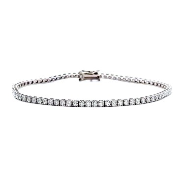 Bracciale Tennis con Diamanti Naturali 2,81 ct