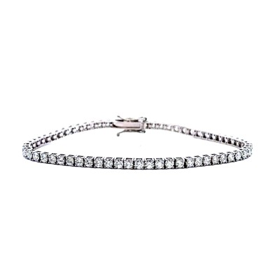 Bracciale Tennis con Diamanti Naturali 4,07 ct