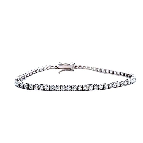Bracciale Tennis con Diamanti Naturali 4,07 ct