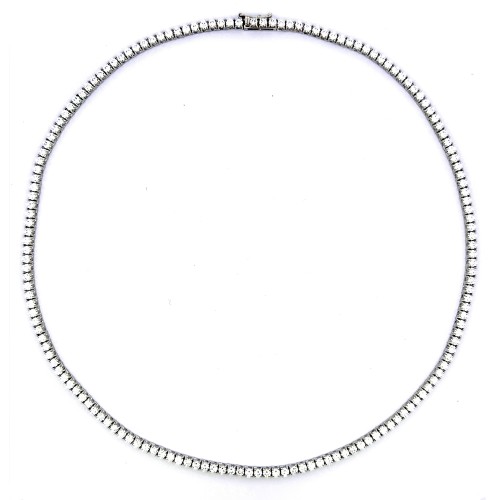 Collana Tennis con Diamanti Naturali 8,70 ct