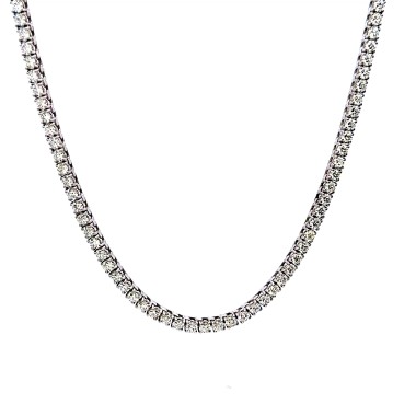 Collana Tennis con Diamanti Naturali 8,70 ct