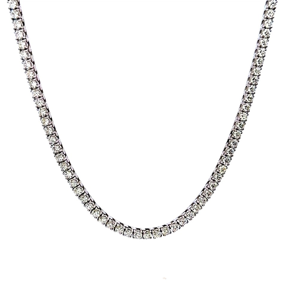 Collana Tennis con Diamanti Naturali 8,70 ct