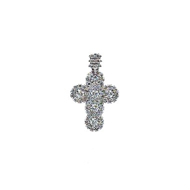 Ciondolo Croce Magic con Diamanti Naturali 0,72 ct F VS