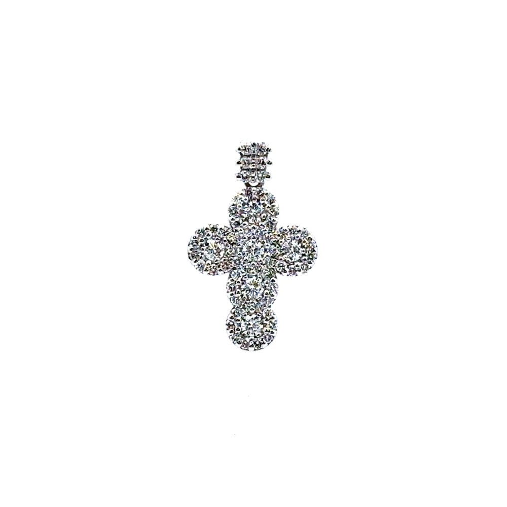 Ciondolo Croce Magic con Diamanti Naturali 0,72 ct F VS
