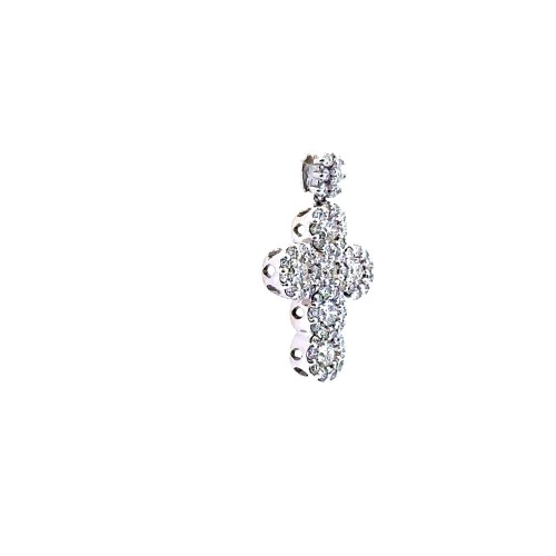 Ciondolo Croce Magic con Diamanti Naturali 0,72 ct F VS