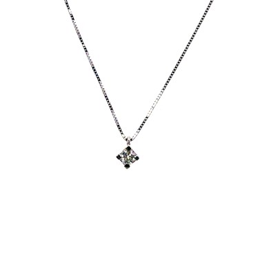 Collana con Punto Luce 0,09 ct