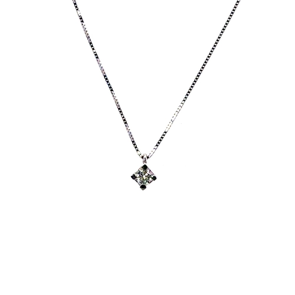 Collana con Punto Luce 0,09 ct