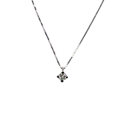 Collana con Punto Luce 0,09 ct