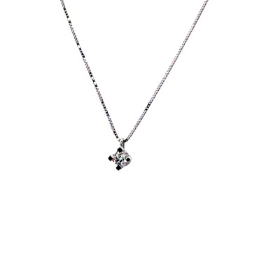 Collana con Punto Luce 0,09 ct