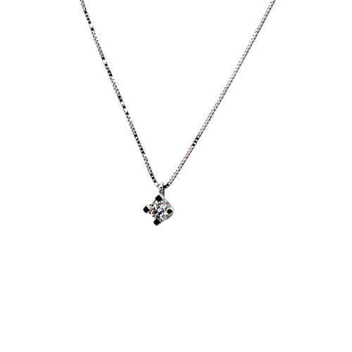 Collana con Punto Luce 0,09 ct