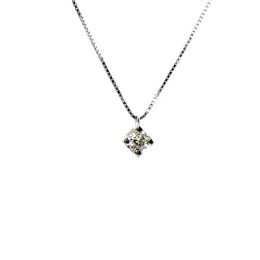 Collana con Punto Luce 0,30 ct GIA, D, VS