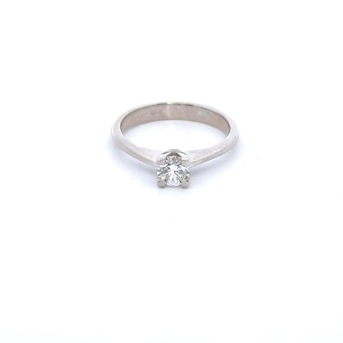 Anello Solitario con Diamante 0,41 ct D VS GIA