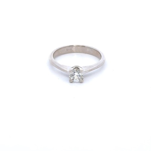 Anello Solitario con Diamante 0,41 ct D VS GIA