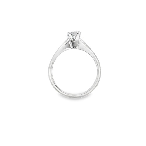 Anello Solitario con Diamante 0,41 ct D VS GIA