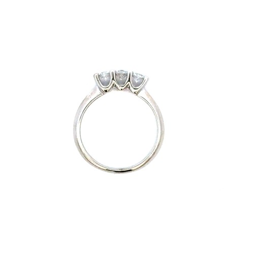 Anello Trilogy con Diamanti 0,41 ct D-F VVS