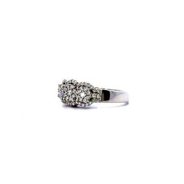 Anello Trilogy Magic con Diamante Naturale 0,40 ct D-F VVS