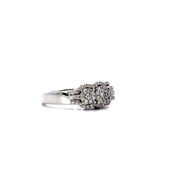 Anello Trilogy Magic con Diamante Naturale 0,40 ct D-F VVS