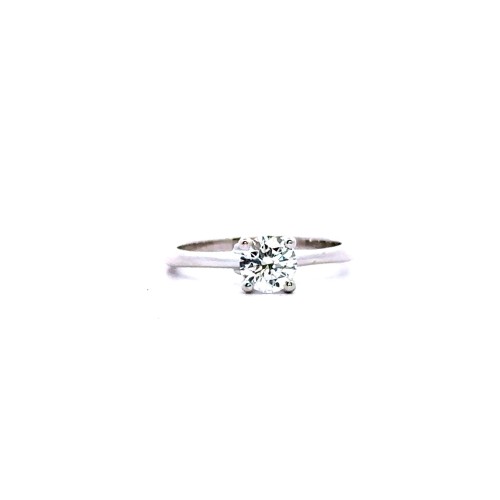 Anello Solitario con Diamante Naturale GIA 0,73 ct