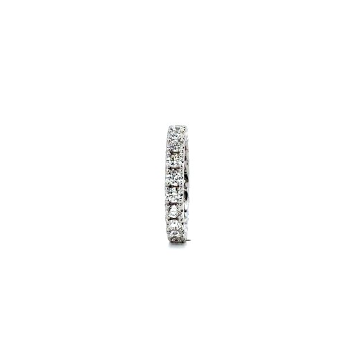 Veretta con Diamanti Naturali 1,81 ct in Oro Bianco 18 Carati