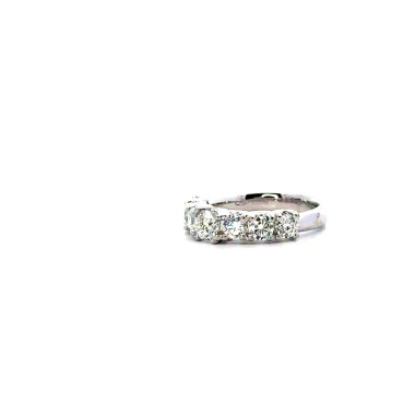 Anello Veretta con Diamante 0,40 ct GIA e Diamanti 1,71 ct