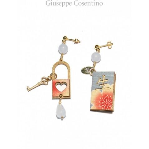 Lebole earring MURASAKI LADY PICCOLO CELESTE Lebole earring MURASAKI LADY PICCOLO CELESTE