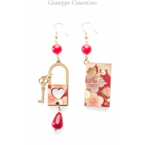 Lebole earring MURASAKI LADY GRANDE RUBINO Lebole earring MURASAKI LADY GRANDE RUBINO
