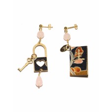 Lebole earring MURASAKI LADY PICCOLO ROSA