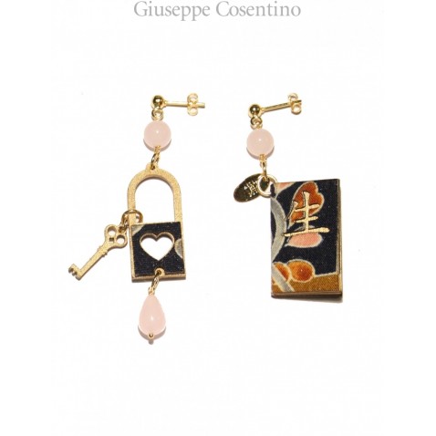 Lebole earring MURASAKI LADY PICCOLO ROSA