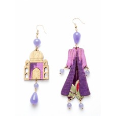 Lebole earring SAMARCANDA ARCHITETTURA LILLA