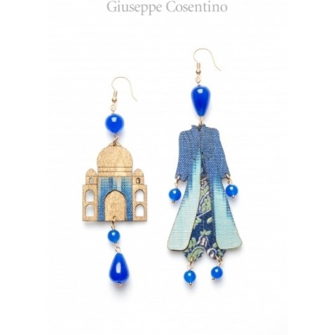 Lebole earring SAMARCANDA ARCHITETTURA BLU