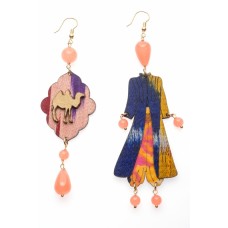 Lebole earring CAMMELLO ARANCIO CHIARO