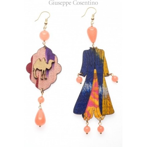 Lebole earring CAMMELLO ARANCIO CHIARO Lebole earring CAMMELLO ARANCIO CHIARO