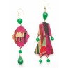 Lebole earring SAMARCANDA CAMMELLO VERDE