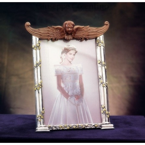925 silver and wood hand engraved photo frame 925 silver and wood hand engraved photo frame