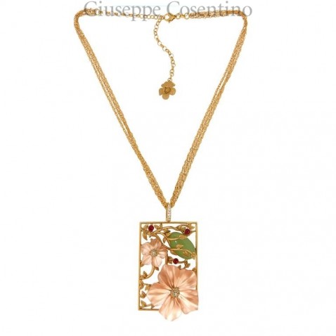 Misis Collana in argento placcato oro CA07785RO Misis Collana in argento placcato oro CA07785RO