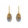 Misis Earrings in gold plated silver OR09090BL