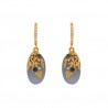 Misis Earrings in gold plated silver OR09090BL