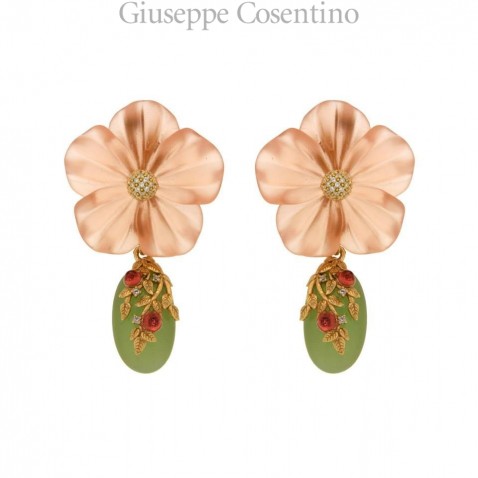 Misis Orecchini in argento placcato oro OR09095RO Misis Orecchini in argento placcato oro OR09095RO