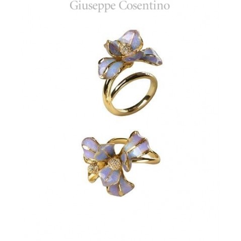 Misis Anello in argento AN03092 con orchidea