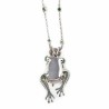 Ultima Edizione, frog pendant and pearl baroccha