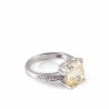 Ultima Edizione, Solitaire big squared fancy stone ring