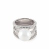 Arches ring with pearl.