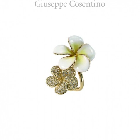 Misis anello in argento con fiori AN03284BI 